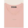 top sportivo in heavy jersey stretch con elastico logato mahogany rose donna extra small