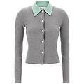 cardigan 'grey merino wool'