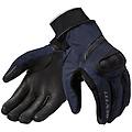 Revit Guanto Moto In Pelle E Tessuto Rev It Hydra 2 H2o Blu Scuro Taglia S