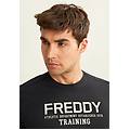 t-shirt con logo centrale e dettaglio camouflage jet black uomo medium