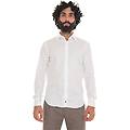 camicia classica da uomo bianco