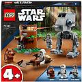 star wars at-st 75332 minifigure di wicket ewok scout trooper e starter brick