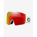 maschera fall line l matte white con lenti prizm snow torch iridium