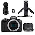eos r50 content creator kit fotocamera mirrorless aps-c 4k wifi bluetooth compatta ideale per