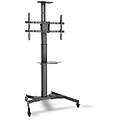 tv prsentationswagen da-90370 mit ablage (schwarz fr bildschirme bis 70" / 178cm)