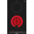 et375ffp1e piano cottura nero acciaio inossidabile da incasso ceramica 2 fornello(i) (et375ffp1e)