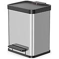 - pattumiera a pedale oko uno plus m 17 l acciaio inox 0619-200