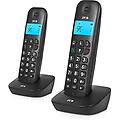 air pro duo telefono fisso cordless duo con display illuminato id chiamante vivavoce modalità
