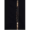 felpa da donna con zip collo alto e dettagli oro nero donna xx large