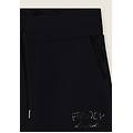 pantaloni con spacchi laterali sul fondo nero donna small