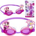 occhialini nuoto bambina minnie. rosa