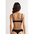 reggiseno a triangolo emma in cotone natural donna nero taglia 4b