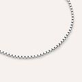 bracciale catena gentleman argento rodiato collezione gentleman bianco
