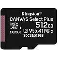 scheda micro sd canvas select plus 512 gb