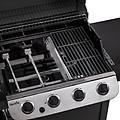 char-broil barbecue bbq convective 410b gas 4 fuochi-black