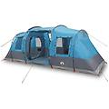 - tenda da campeggio a tunnel per 4 persone blu impermeabile