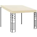 - gazebo a parete 3x3x2 5 m crema