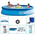 - piscina fuori terra in giro 366x76 cm blu include accessori coordinati a1004
