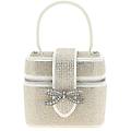 borsa a mano 'satin rhinestone vanity case'