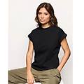 maglia con tencel modal easy living / nero / l nero