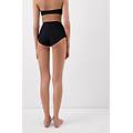slip in microfibra a taglio vivo donna nero taglia 5