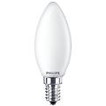 candela lampadina led 40w e14 luce bianco caldo