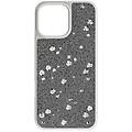 custodia per smartphone high design sparpagliato iphone 16 pro max tono argentato