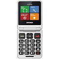 BRONDI cellulare senior flipper white metal