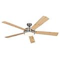 - titanium 162 con telecomando ventilatore legno cromato