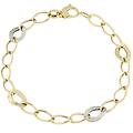 bracciale donna oro giallo bianco gl100631