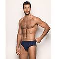 slip da uomo in tencel modal cotone e seta / blu notte / 3 blu notte