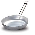 padella in alluminio con manico in acciaio inox spessore 3 mm diam. 45cm