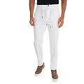 pantalone modello jogger bianco