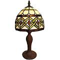 lampada da tavolo 6027 con vetro in stile tiffany