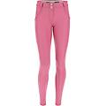 pantaloni wr. up superskinny vita bassa in similpelle ecologica pink cosmos donna small