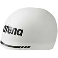 3d soft swim cap white