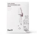 face d maschera viso idratante rimpolpante acido ialuronico pure plump 5 pezzi