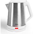 bollitore in acciaio inox 2l bianco 1500w 360º base protezione surriscaldamento