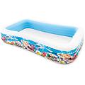 58485np piscina gonfiabile swim center pesci. 305x183x56 cm