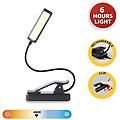 - lampada da lettura cob led 2w ricaricabile orientabile con clip