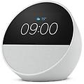 echo spot (modello 2024) sveglia intelligente con audio di qualità e alexa bianco