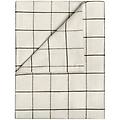 tovaglia skan quadri grandi quadrata/rettangolare 130x170 cm (lxl) bianco crema/antracite
