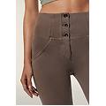 pantaloni wr. up vita alta in jersey lavaggio vissuto shopping bag donna small