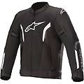 giubbotto moto in tessuto ast v2 air nero bianco taglia s