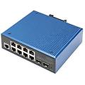 switch di rete poe 10 porte gigabit ethernet 8x rj45 + 2x sfp ip40 l2 gestito 10/100/1000 mbit/s