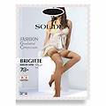 Solidea Brigitte Micro Rete Sheer 70 Den Autoreggente Compressiva Colore Nero Ta