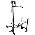 force lat tower barra laterale grey/black