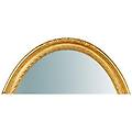 - specchiera da parete verticale / orizzontale in legno finitura foglia oro anticato l72xpr5xh91 cm