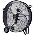 ventilatore da terra 3 pale 75 cm nero