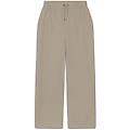 pantaloni wide leg in twill di lyocell